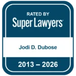 SRBP shareholder Jodi D. Dubose, recognized as a Top-Rated Attorney in 2026 by Super Lawyers
