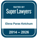 SRBP shareholder Elena Paras Ketchum, recognized as a Top-Rated Attorney in 2026 by Super Lawyers