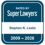 SRBP shareholder Stephen R. Leslie, recognized as a Top-Rated Attorney in 2026 by Super Lawyers