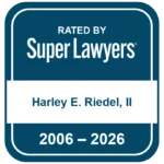 SRBP Managing Shareholder Harley E. Riedel, recognized as a Top-Rated Attorney in 2026 by Super Lawyers
