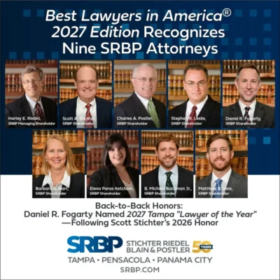 SRBP Attorneys Recognized in the 2027 Edition of Best Lawyers in America®